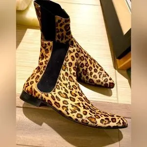 靴 Maison Margiela Leopard Fur Sandal Maison Margiela Leopard | Grailed